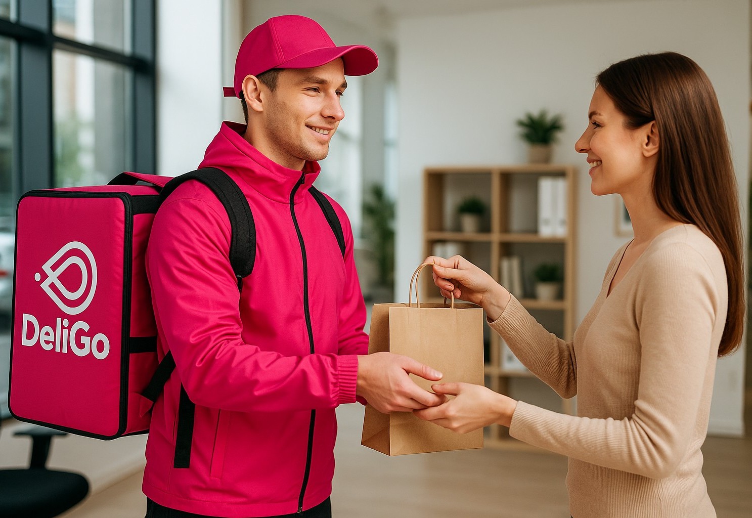 Order groceries via DeliGo app