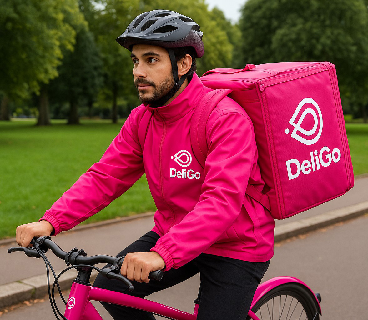 DeliGo Market groceries being delivered