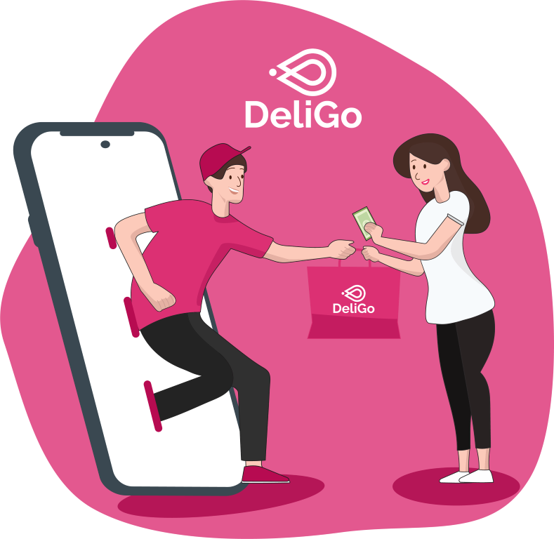 Booking with the DeliGo app
